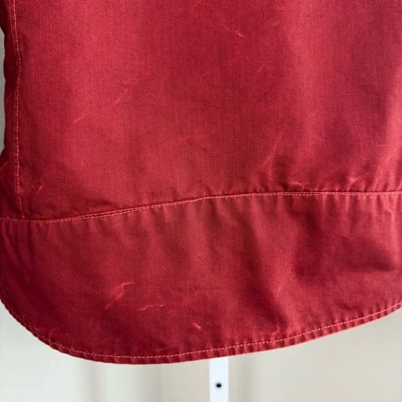 Kuhl Burr Red Patina Dye Moto Jacket Size Small - Picture 13 of 16